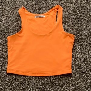 Orange crop tank